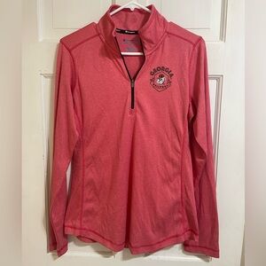 UGA women’s quarter zip popover in size Medium